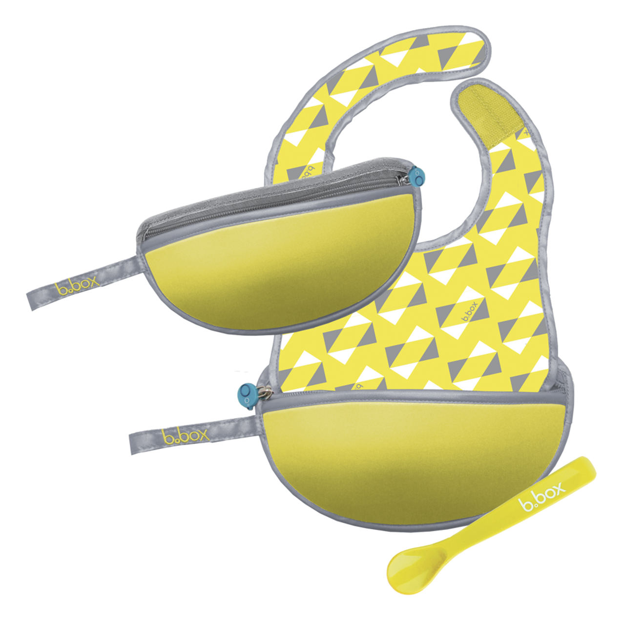 Travel Bib & Spoon - Pine Splice