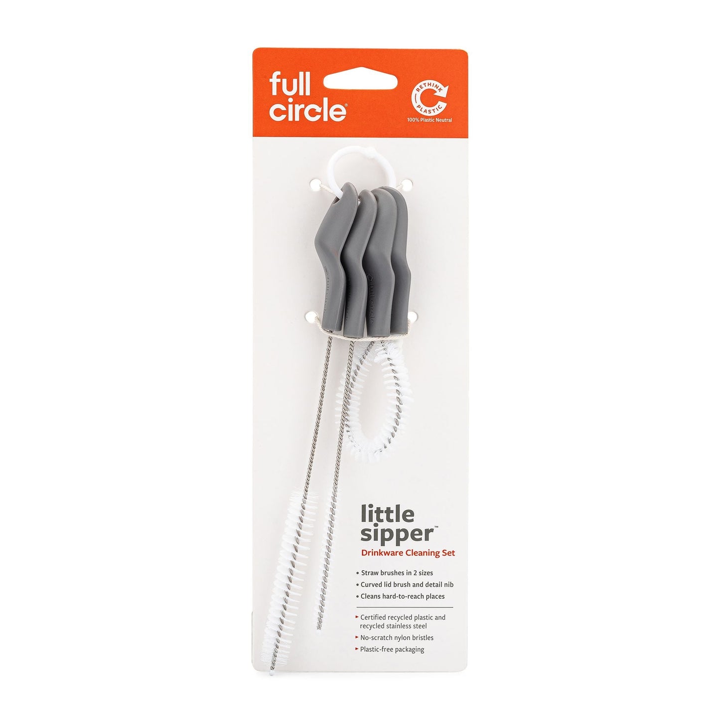 Little Sipper Cleaning Set Grey
