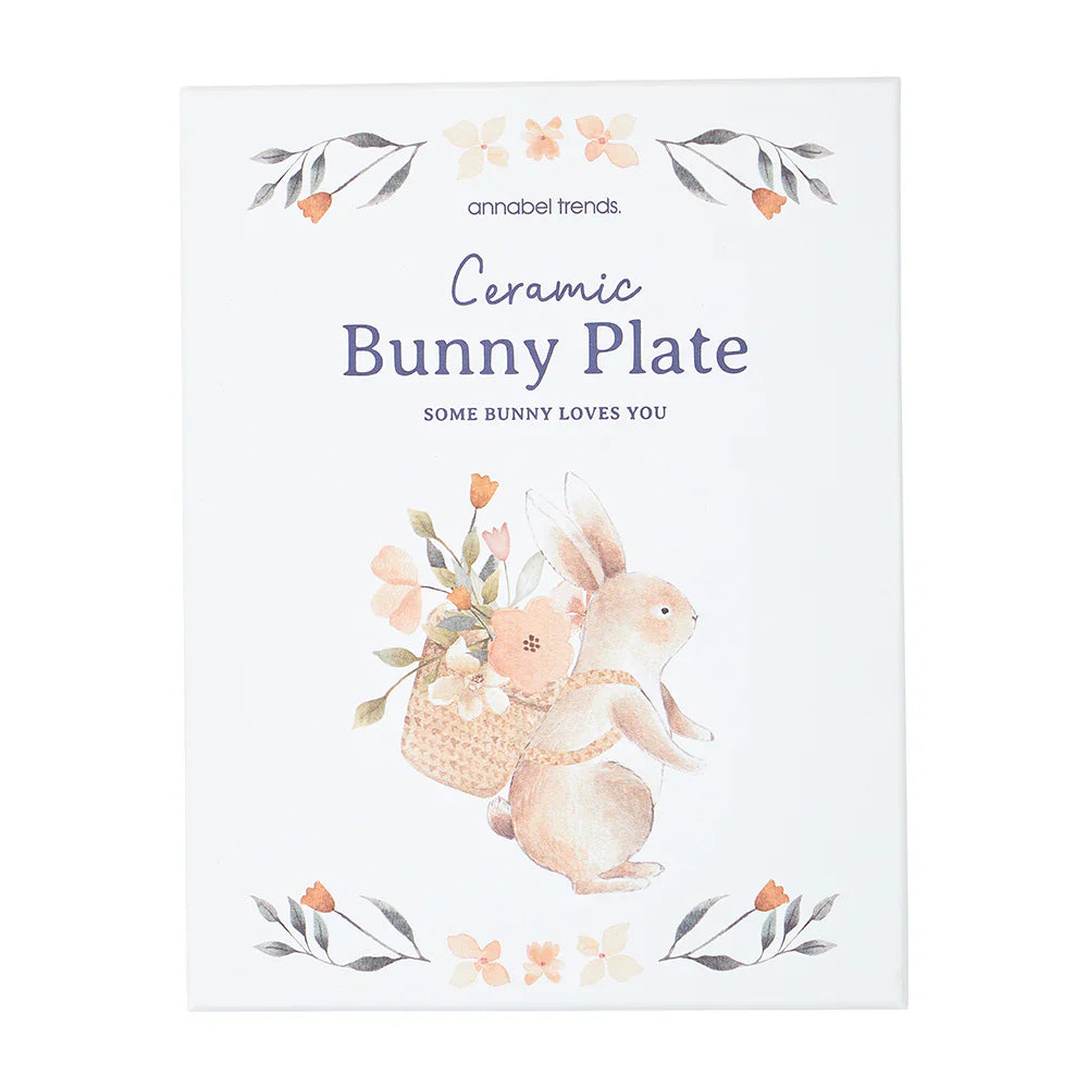 Ceramic Plate Some Bunny Loves You