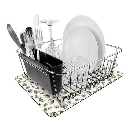 Quick Dry Dish Mat Bees