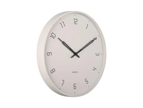 Stark Wall Clock Warm Grey