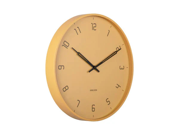 Stark Wall Clock Honey Brown