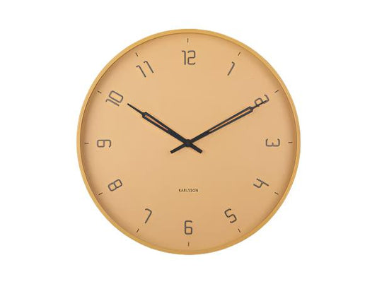 Stark Wall Clock Honey Brown