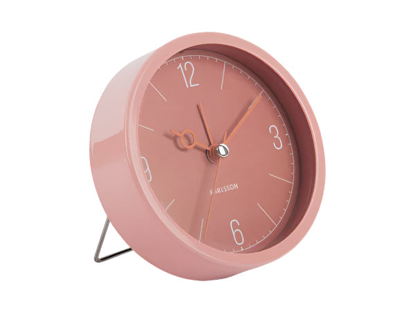 Monocle Alarm Clock Blush Red