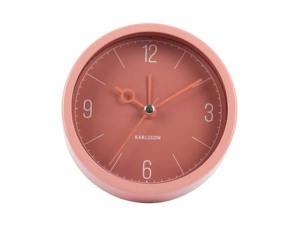 Monocle Alarm Clock Blush Red