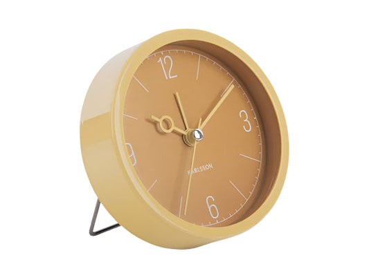 Monocle Alarm Clock Ochre Yellow