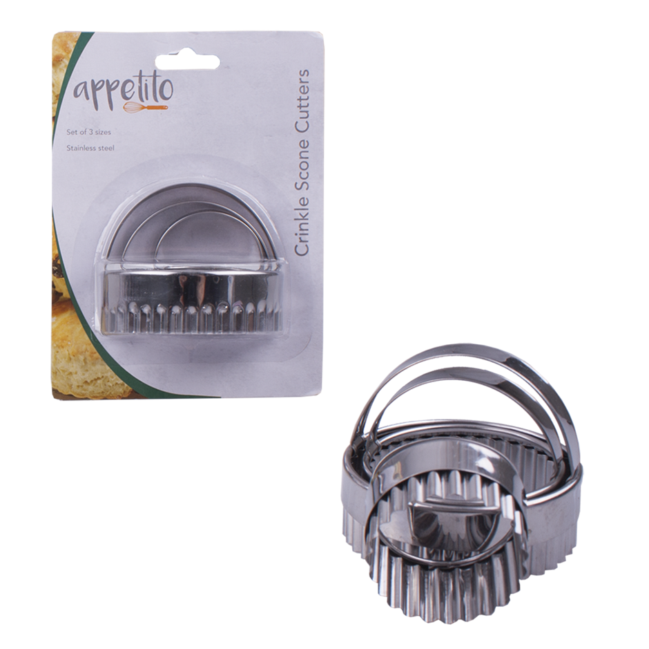 S/S Crinkle Scone Cutter Set3