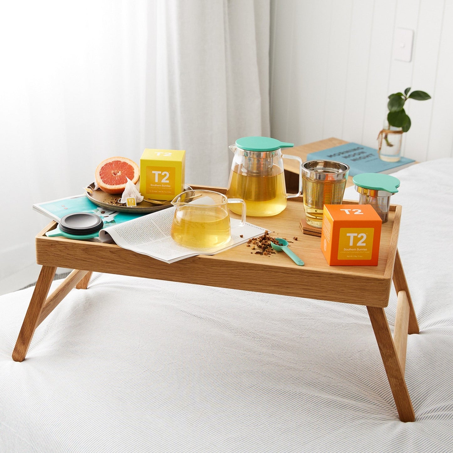 T2 Bamboo Scoop Aqua