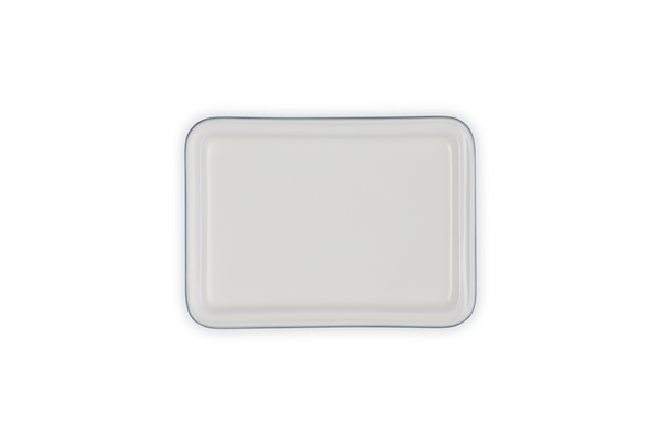 LC Butter Dish Chambray