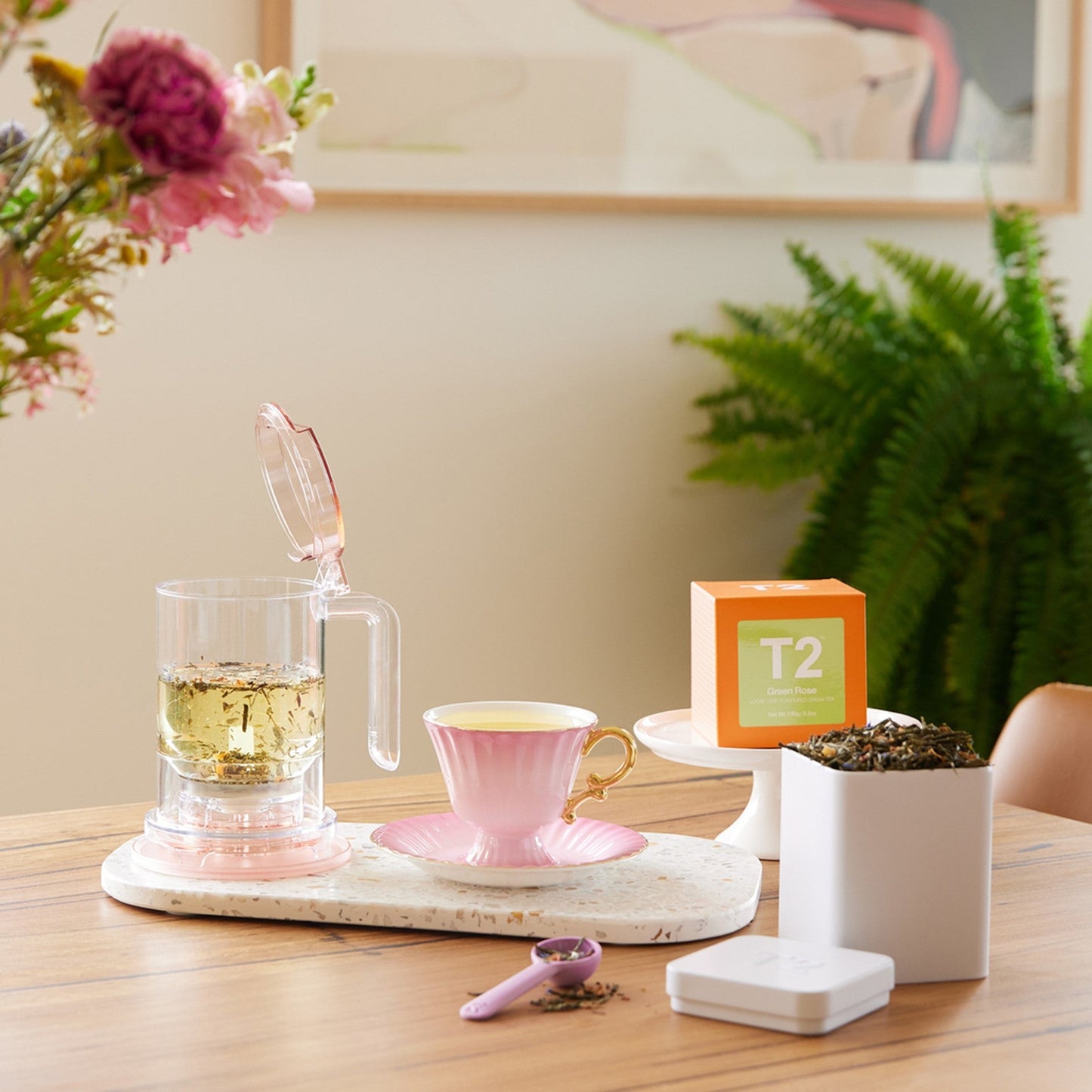 T2 Bamboo Scoop Lilac