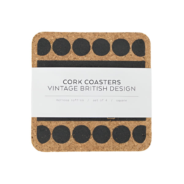 Coasters Set4 Hornsea Saffron
