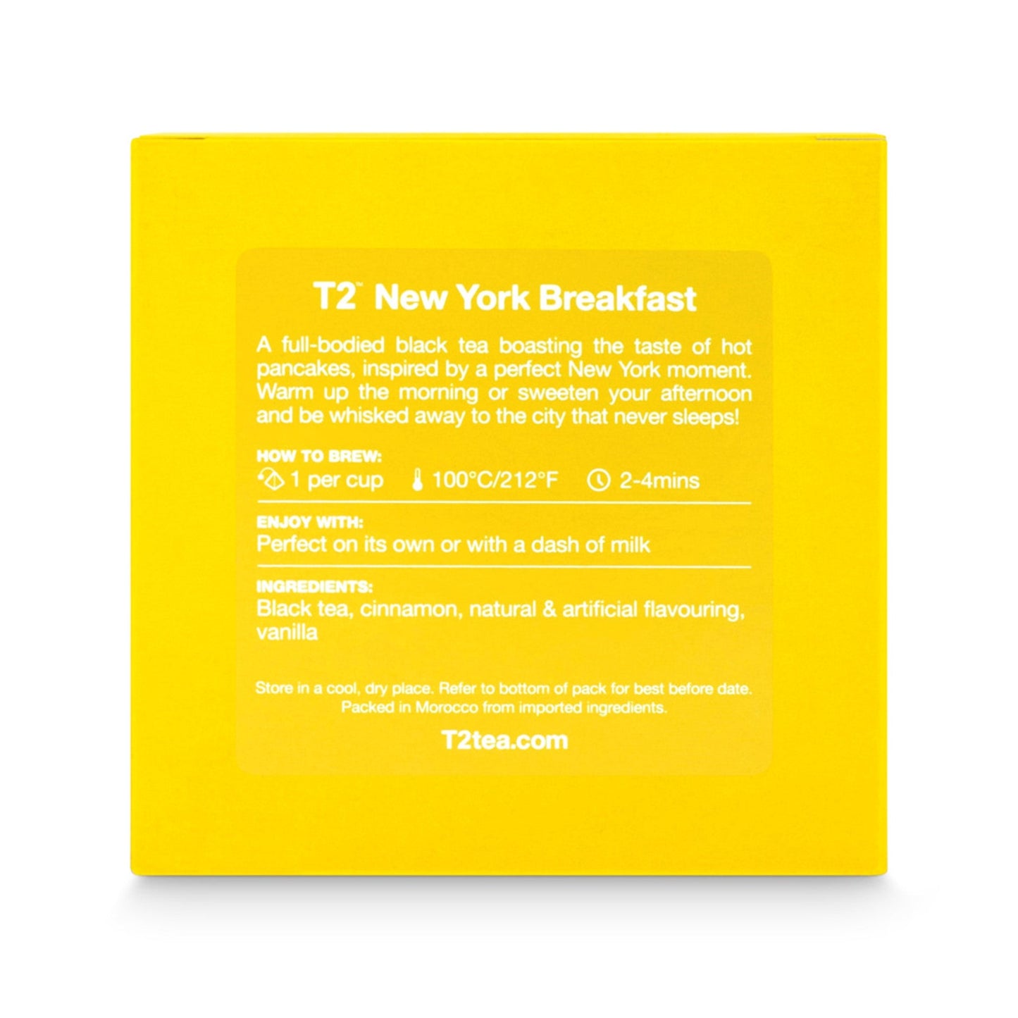 T2 New York Breakfast Bags