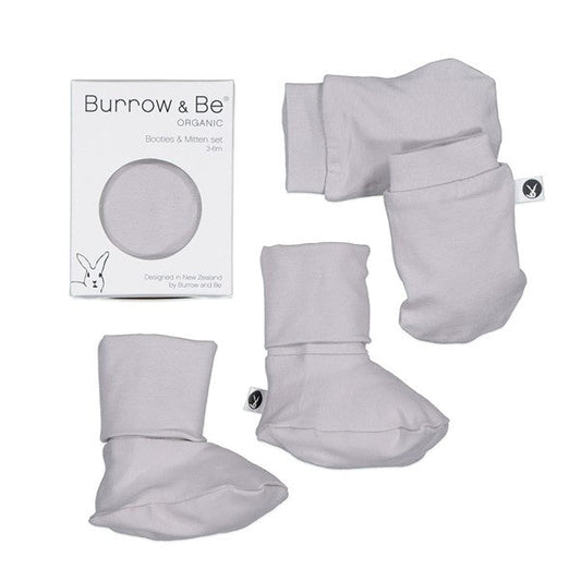 Bootie Mitten Set Grey