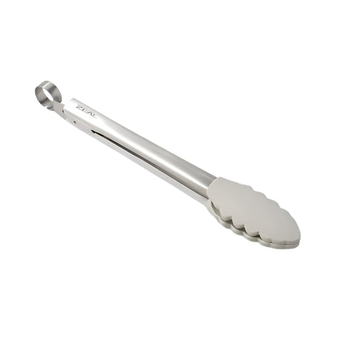 Tongs Silicone Head 10" Grey