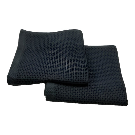Cotton Wash Cloth 2pk Black