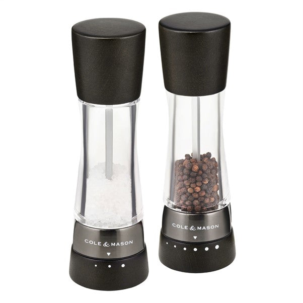 Derwent Mills Black Wood Gunmetal Set