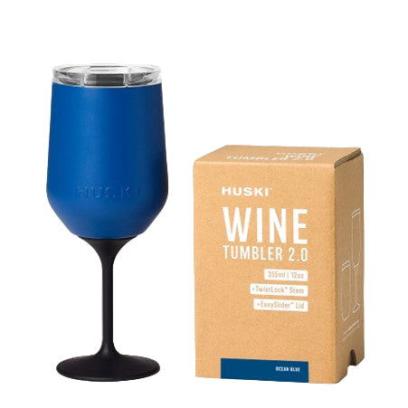 Huski Wine Tumbler 2.0 Ocean Blue