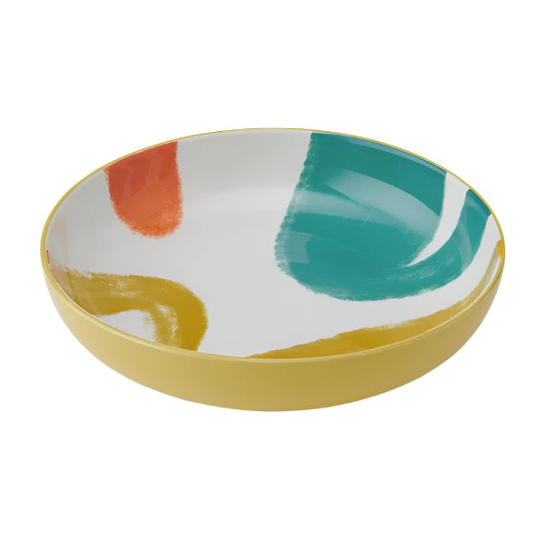 Coupe Bowl 21cm Yellow Abstract