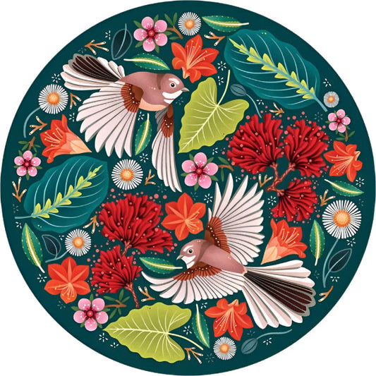 Jigsaw Puzzle Chirpy Fantails 1000 Piece