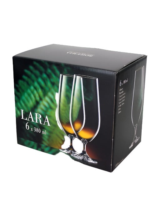 Bohemia Lara Beer Glasses Set6