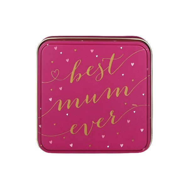 SM Small Square Tins Best Mum Ever