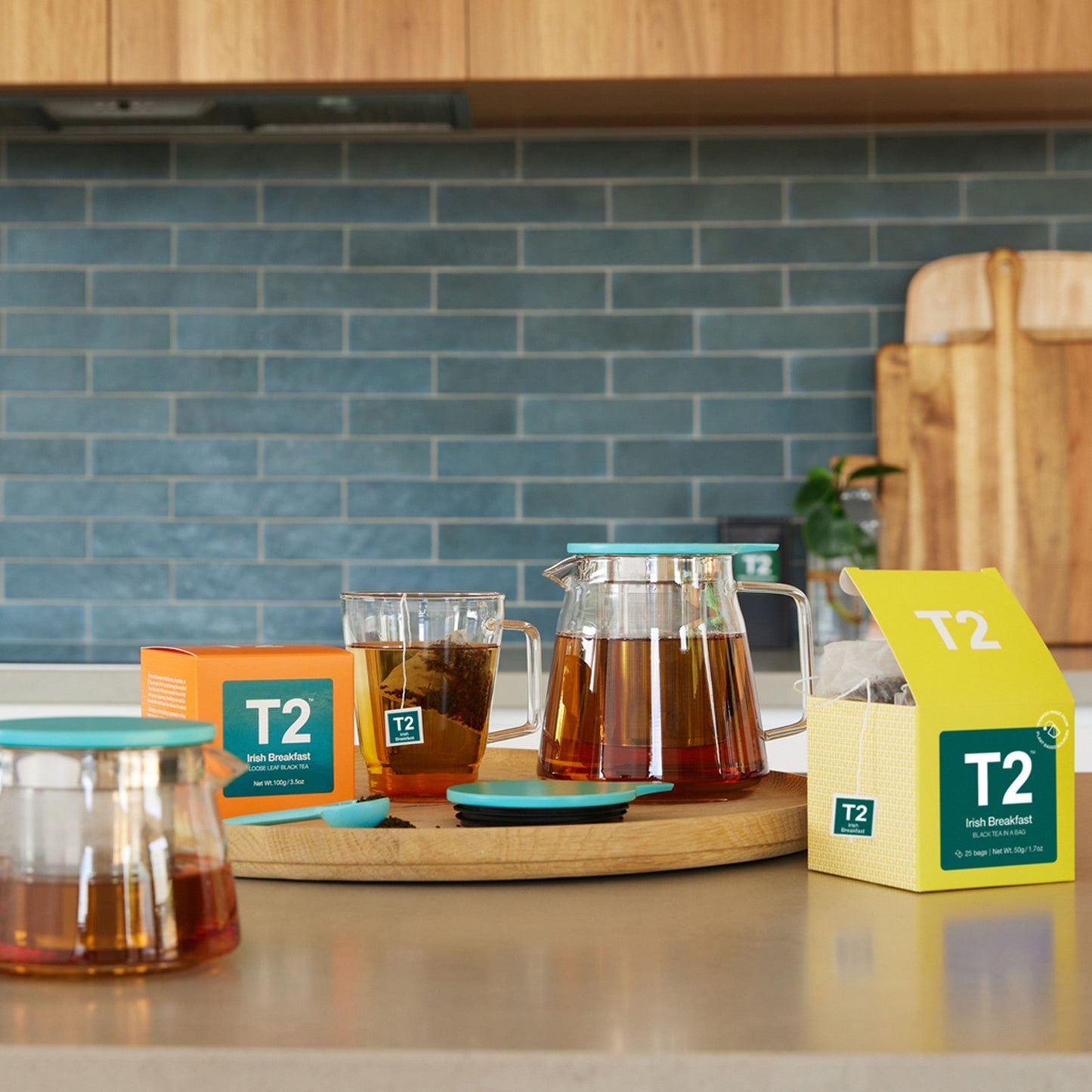 T2 Bamboo Scoop Aqua