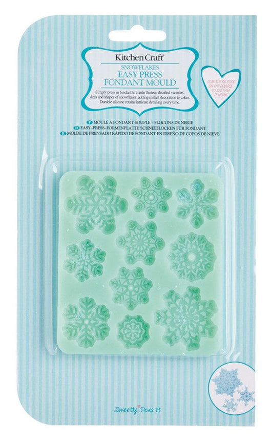 Fondant Mould - Medium Snowflakes