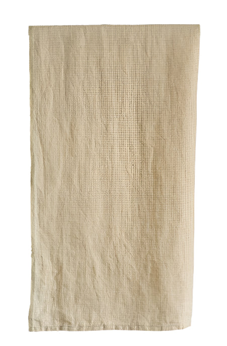 Tea Towel Clay Houndstooth