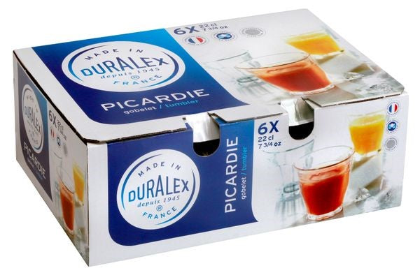 Picardie Clear Tumbler 200ml set6