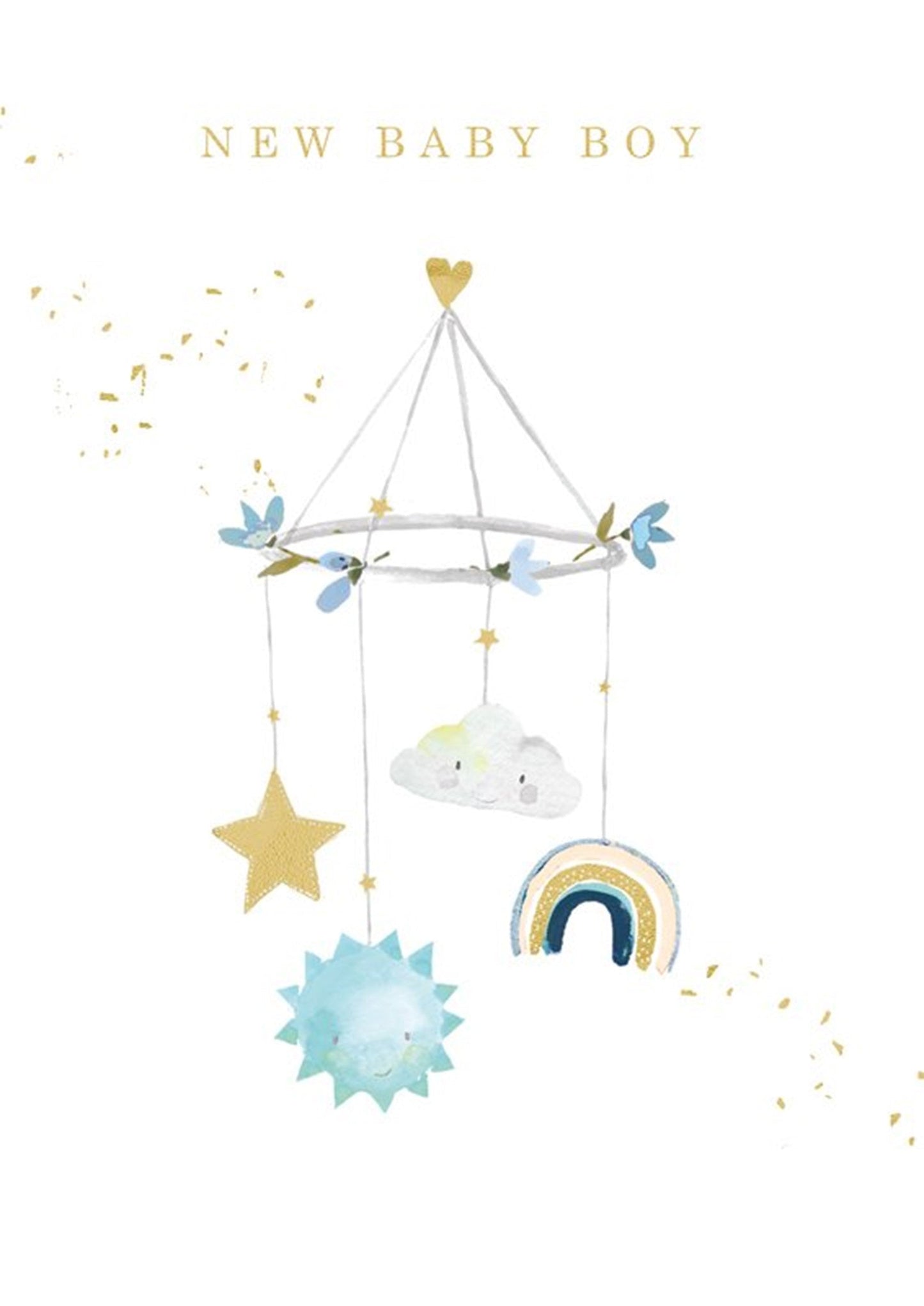 Card Baby Boy Mobile