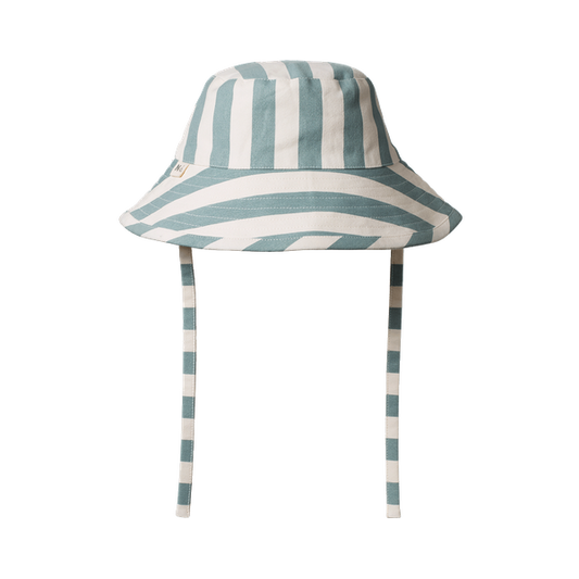 Holiday Sunhat Star Dew Stripe