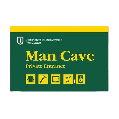 Wooden Signs Man Cave A5