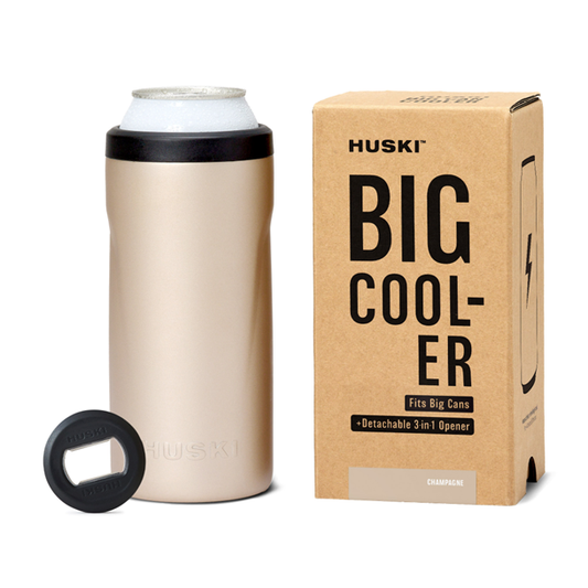 Huski Big Can Cooler Champagne