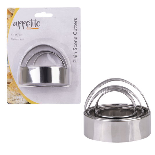 S/S Plain Scone Cutter set3