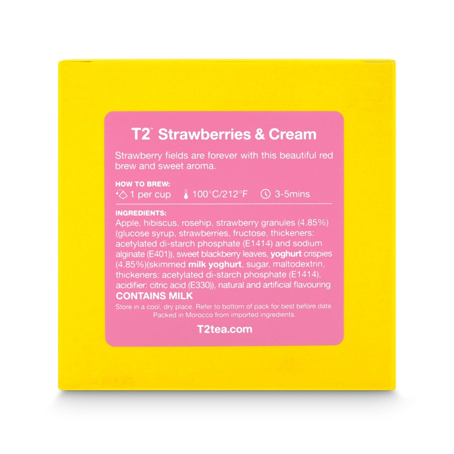 T2 Strawberries & Cream Bags