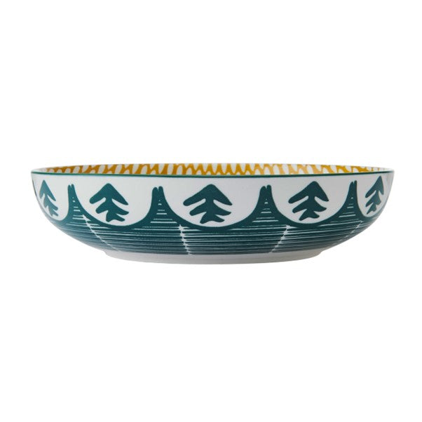 Coupe Bowl 21cm Green Leaf