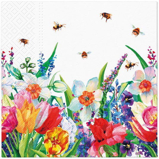 Napkin - Meadow with Bees