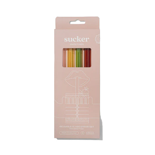 Smoothie Glass Straws Multi