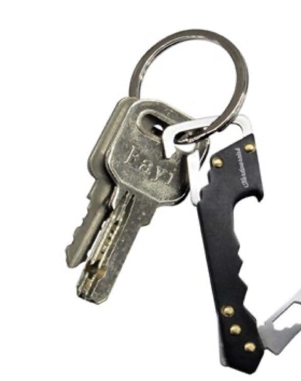Black Multi Tool Keyring