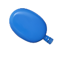 Oval Flask Blue