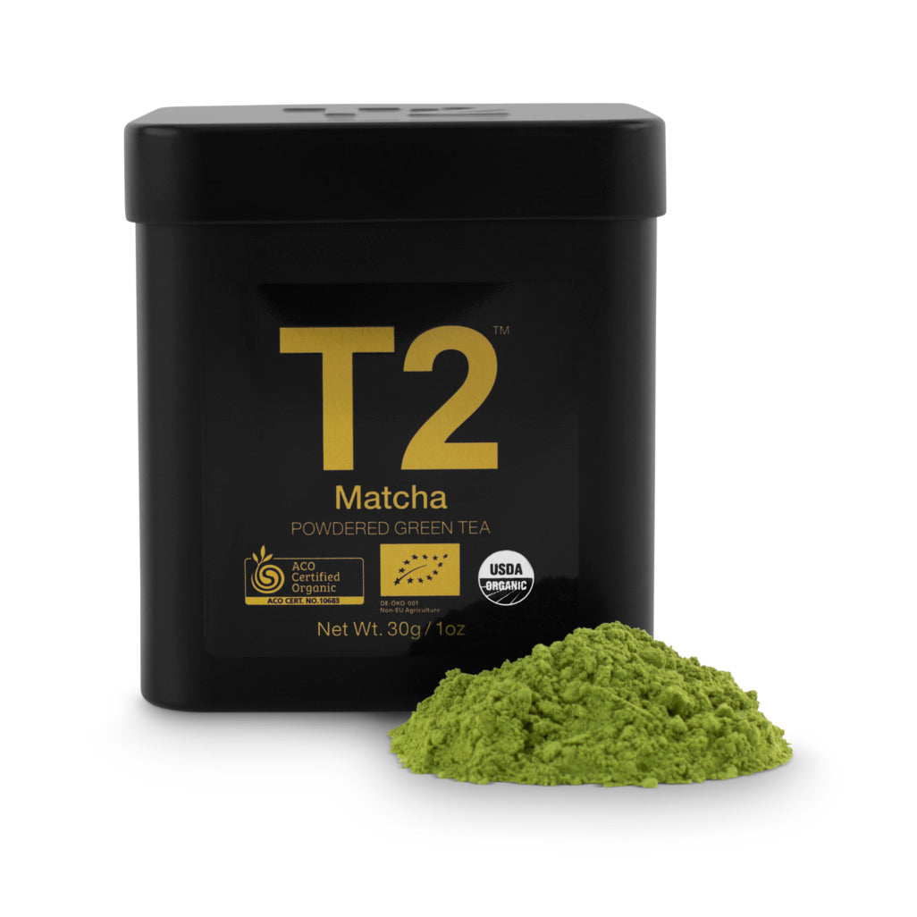 T2 Matcha Powdered Green Tea Tin