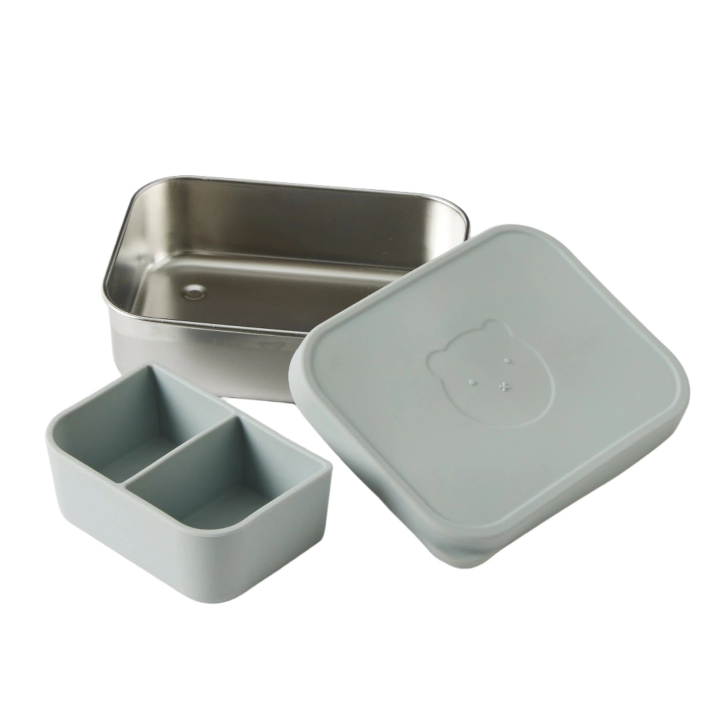 Rune Bento Box with Silicone Lid - Steele