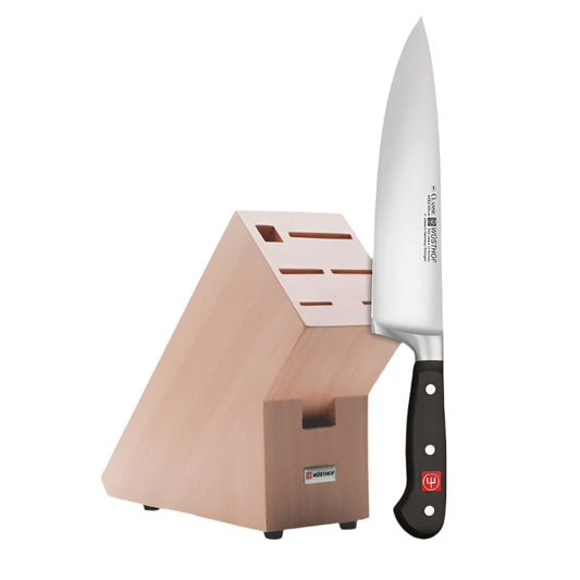 Classic 20cm Cooks + Free Block Natural