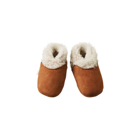 Lambskin Booties Cinnamon