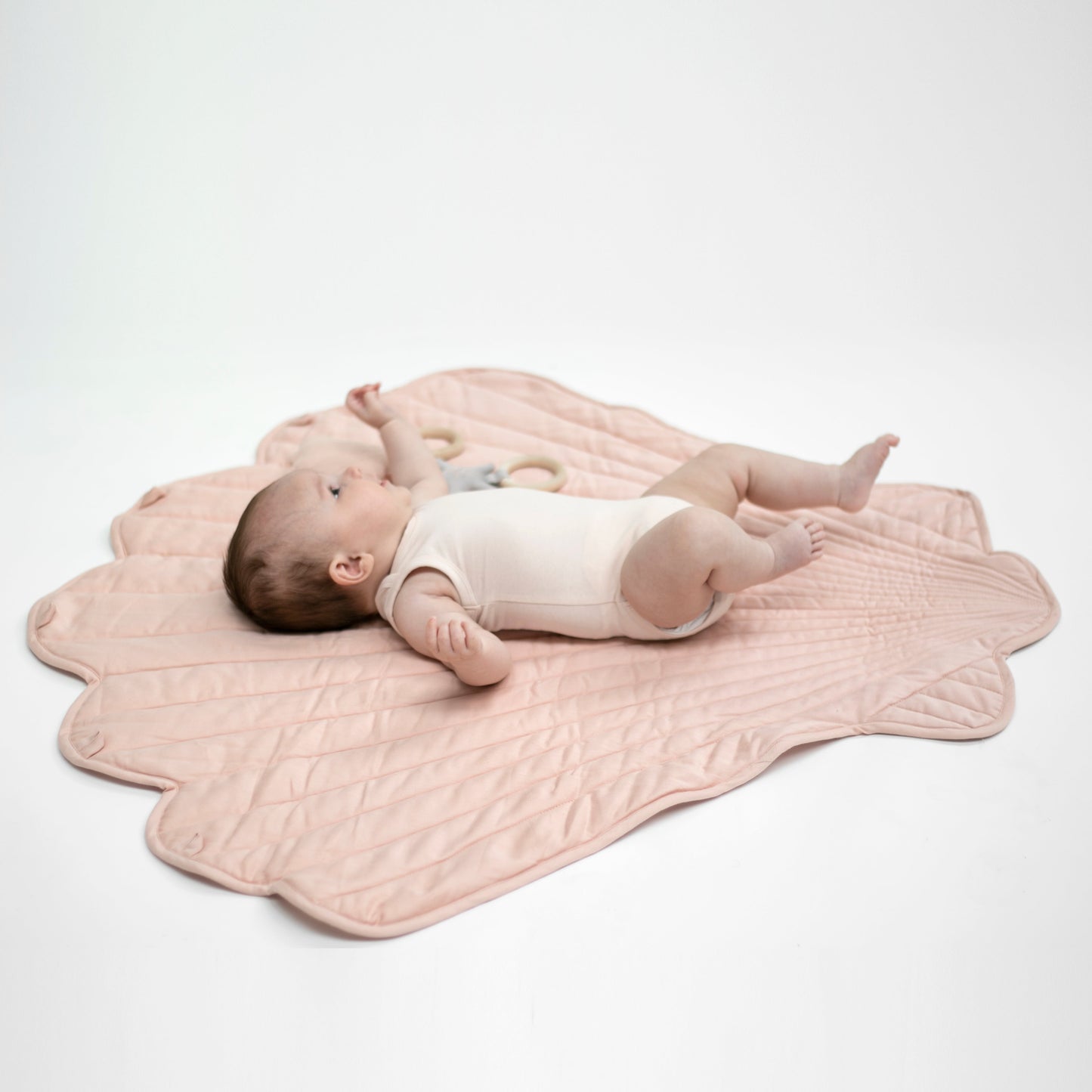 Play Mat - Dusty Rose Clam Shell