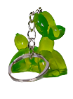 Keychain Balloon Dog Green