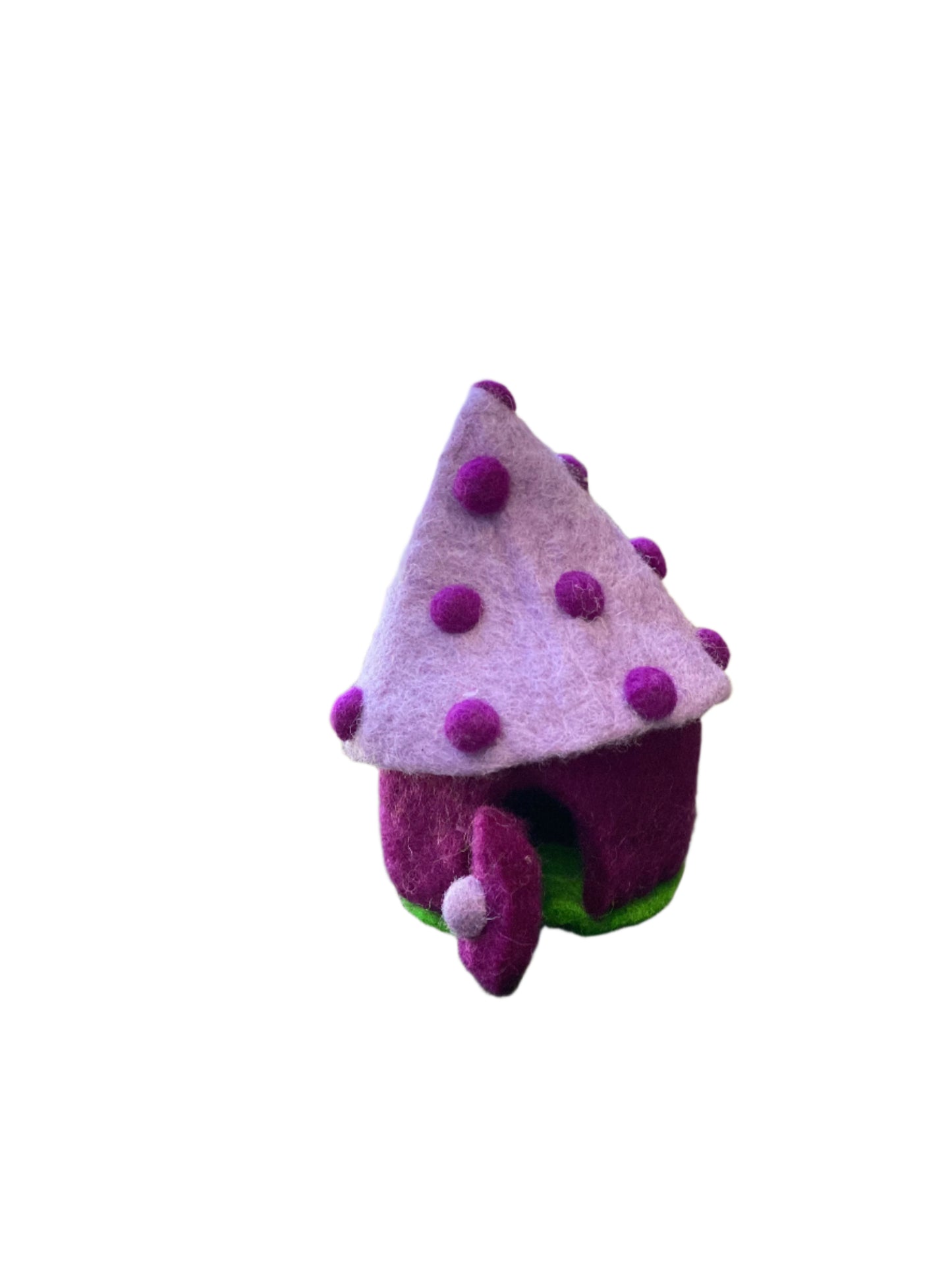 Felt Tiny Tooth Fairy Home - Dark Purple