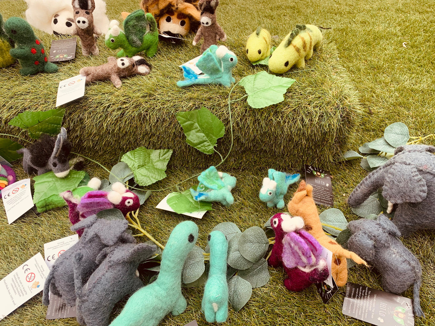 Felt Dragon - Green