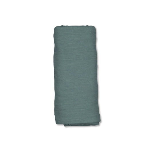 Merino & Bamboo Baby Swaddle - Storm