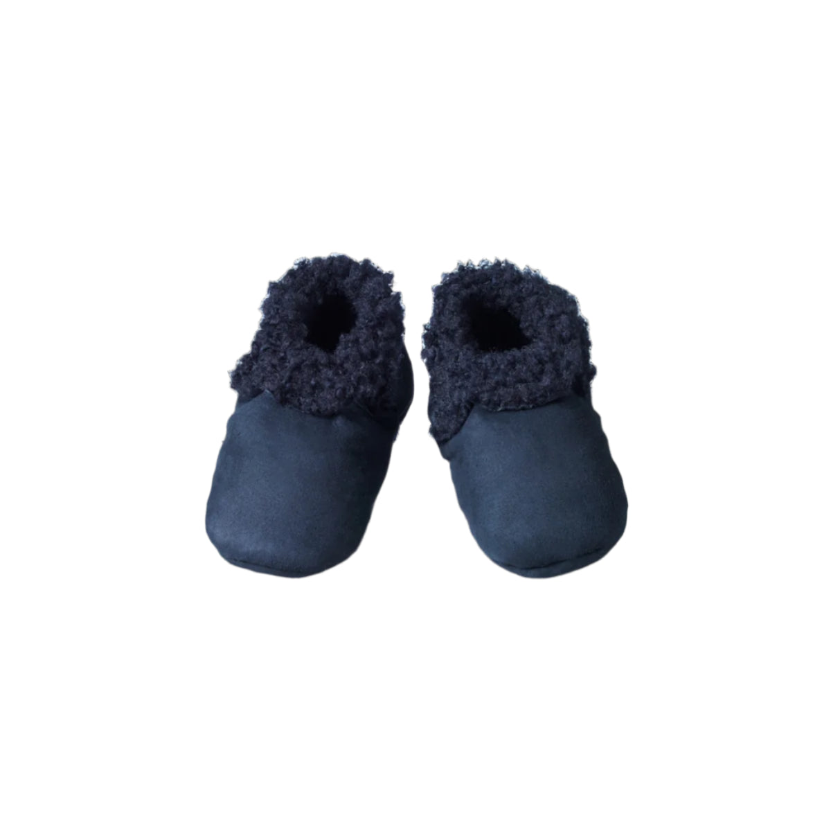 Lambskin Booties Navy